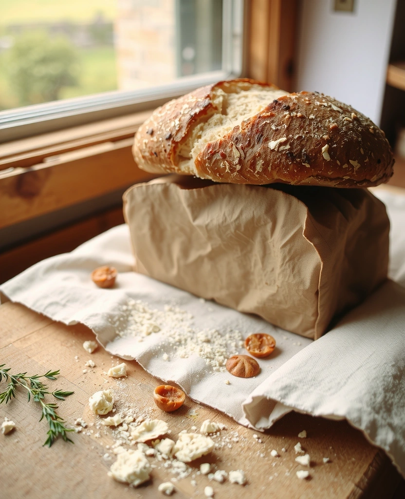 Chleb rzemieślniczy na lnie