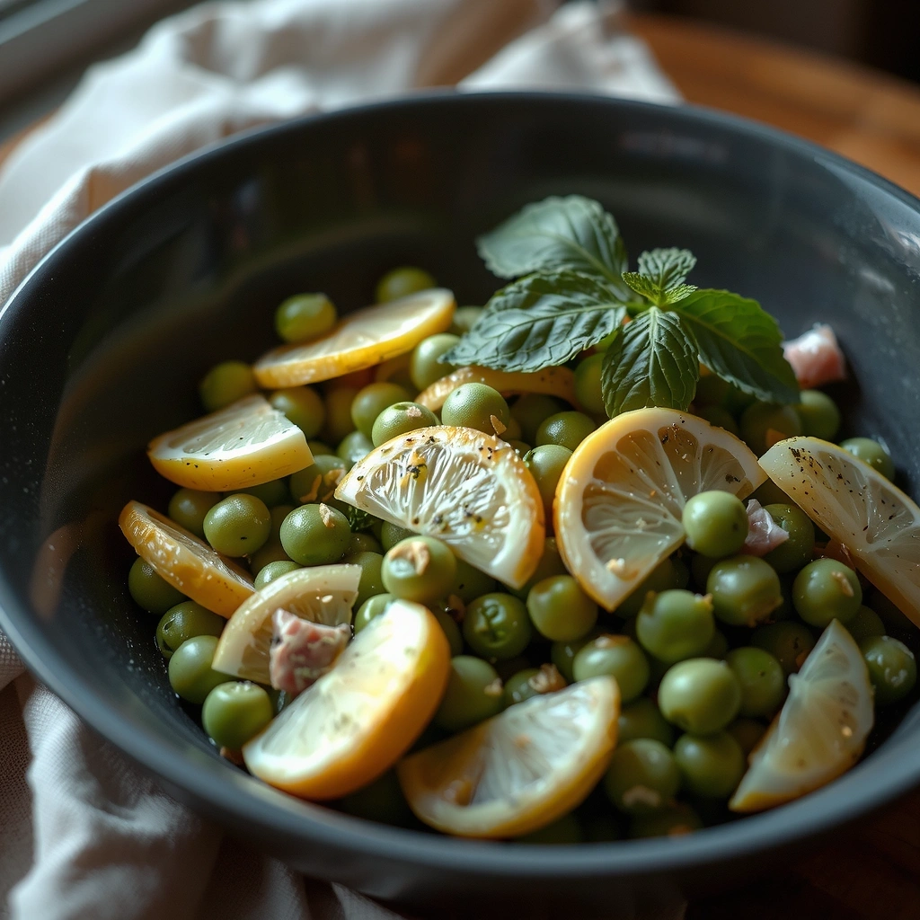 Sałatka z groszkiem